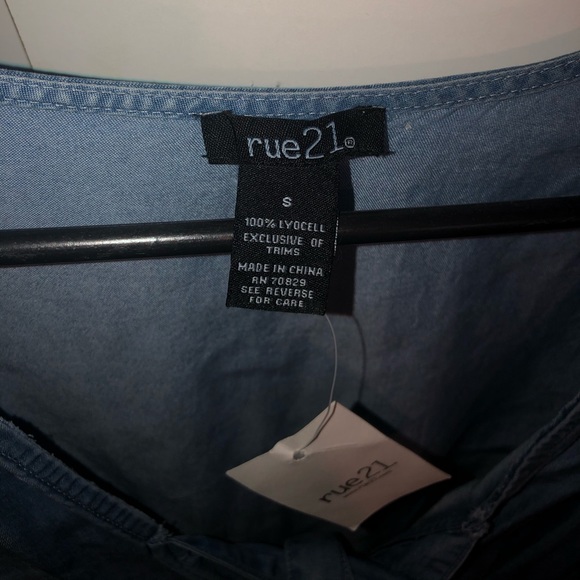 rue21 Denim Colored Romper - Picture 5 of 9